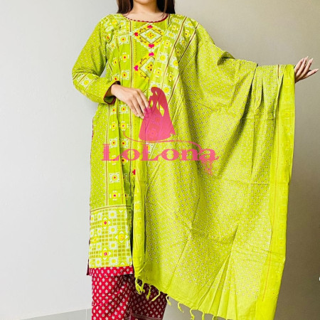 Stitched Three Piece Code T-3015