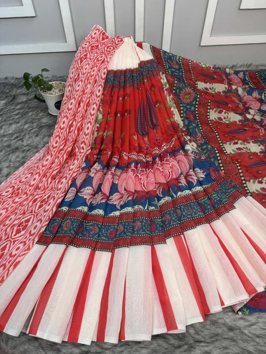 Semi Moslin Silk saree  TS-5058