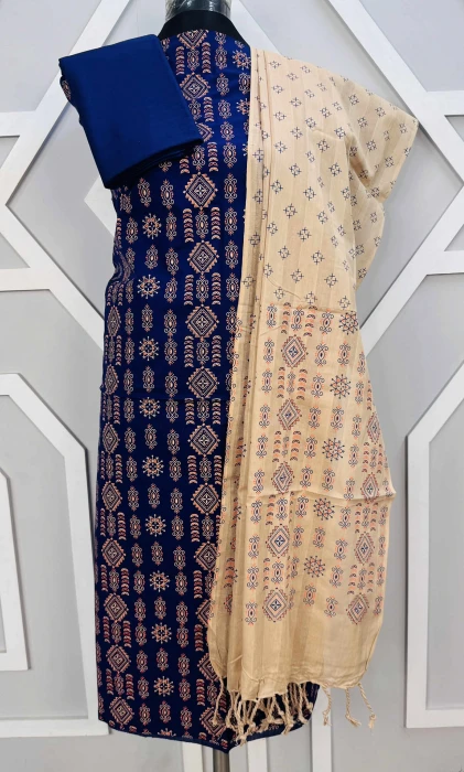 প্রিমিয়াম স্লাব কটন থ্রিপিস code-2403