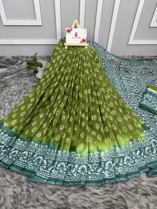 প্রিমিয়াম কটন বাটিক শাড়ি Code-PK-3106