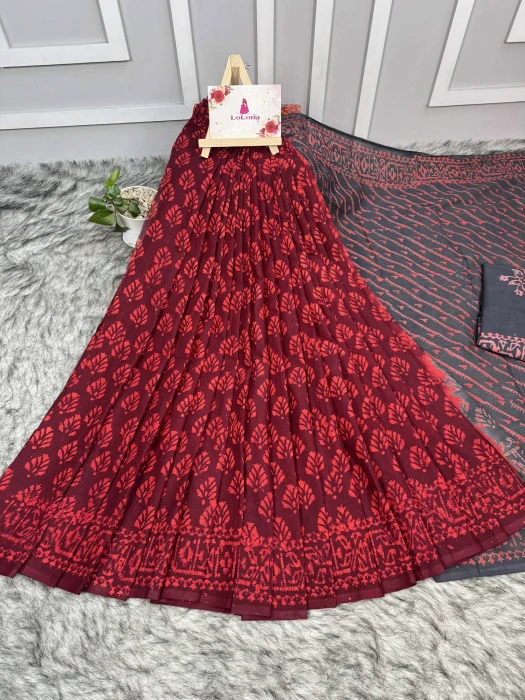 প্রিমিয়াম কটন বাটিক শাড়ি Code-PK-3107