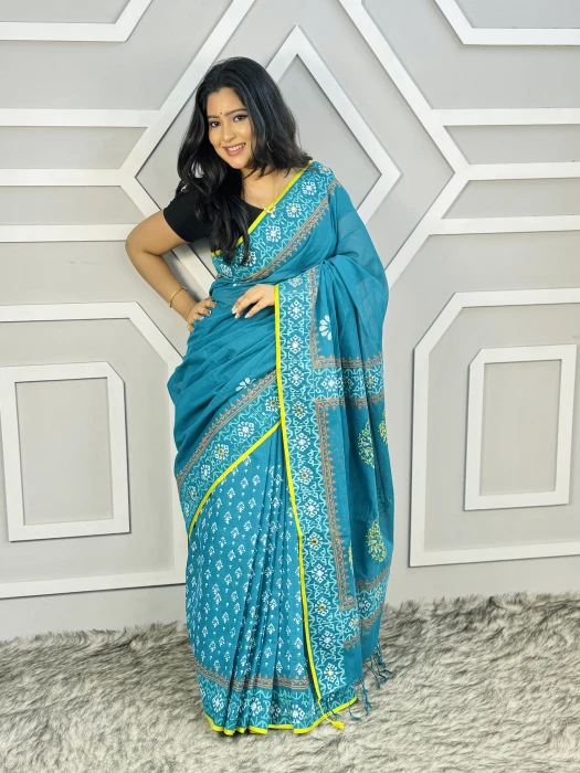 Primium Cotton Saree code-2508