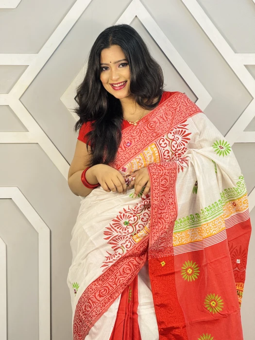 Dupion  Saree NS 0410