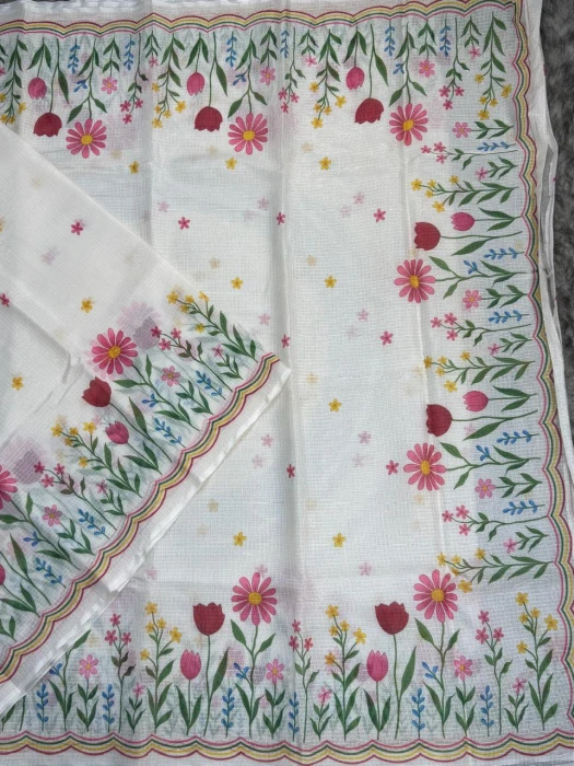 Traditional Kota Doria Saree | DC-7062