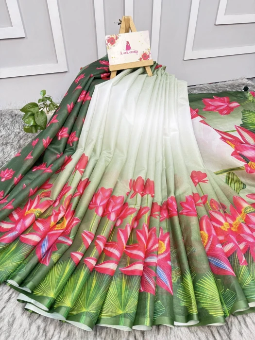 সেমি অর্গাঞ্জা সিল্ক শাড়ি TS-7216