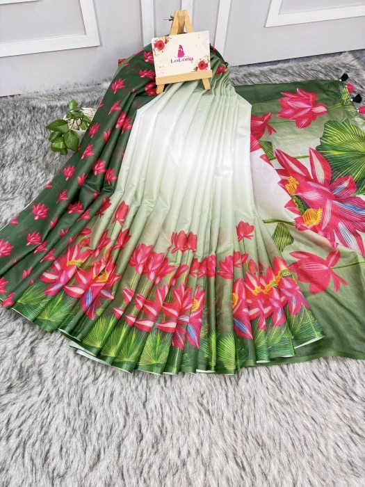 সেমি অর্গাঞ্জা সিল্ক শাড়ি TS-7216