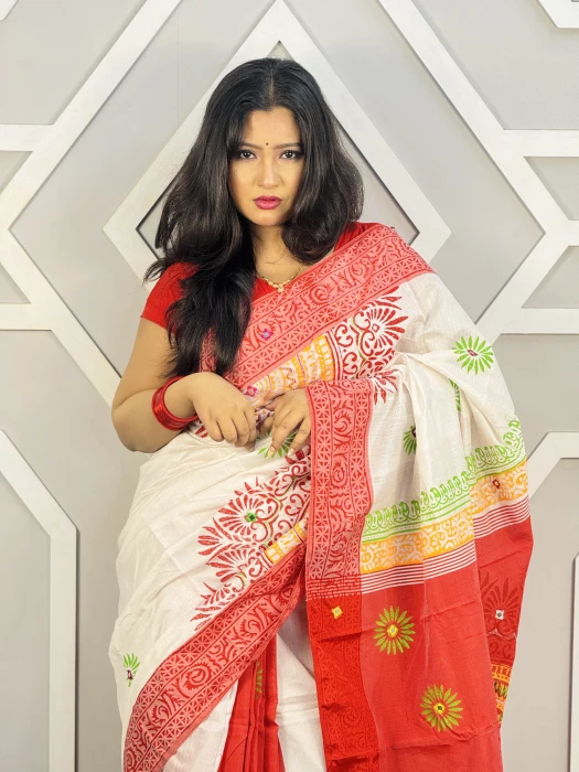 Dupion  Saree NS 0410