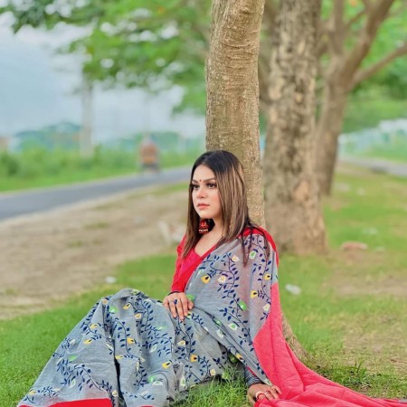 Cotton Saree Code LOC-4401