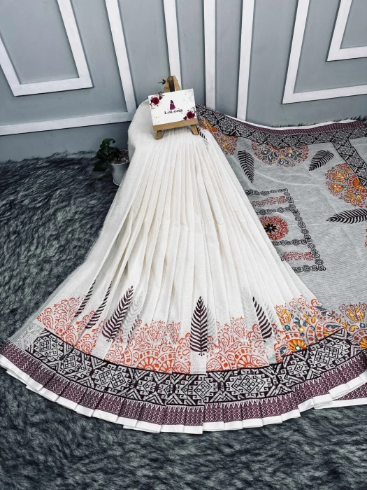 Primium Cotton Saree code-2502