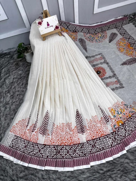 Primium Cotton Saree code-2502