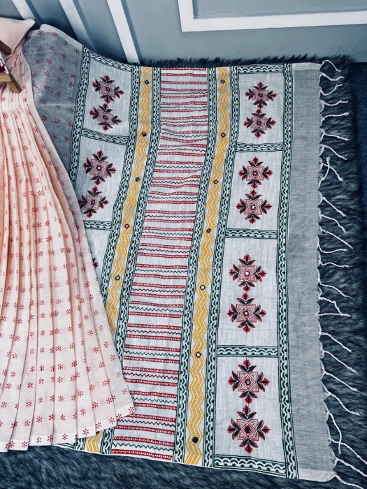 Primium Cotton Saree code-2504