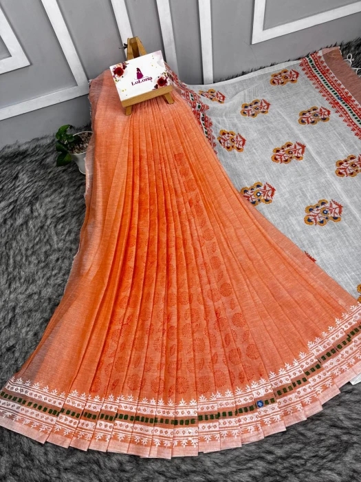 Primium Cotton Saree code-2507