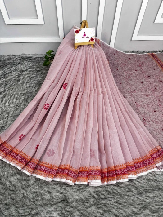 Primium Cotton Saree code-2509