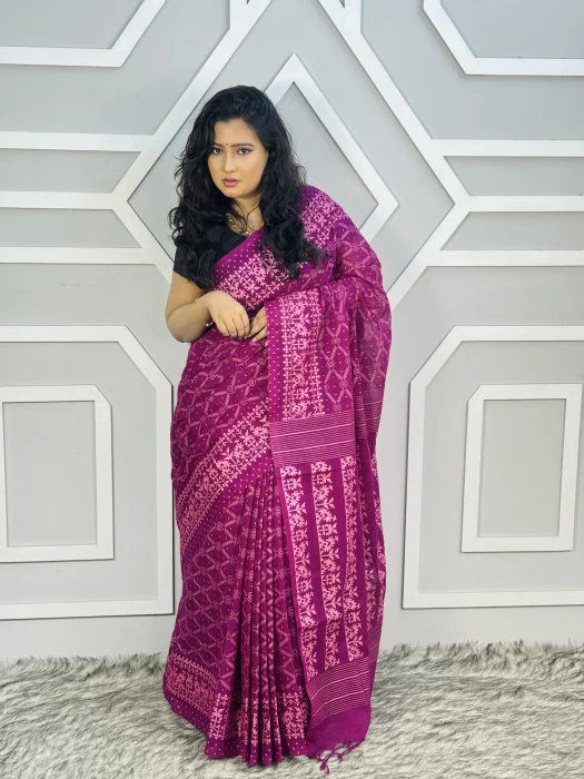 Cotton Saree  KC-2108