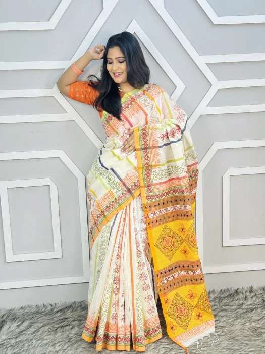 Primium hater kajer Saree code code-2507