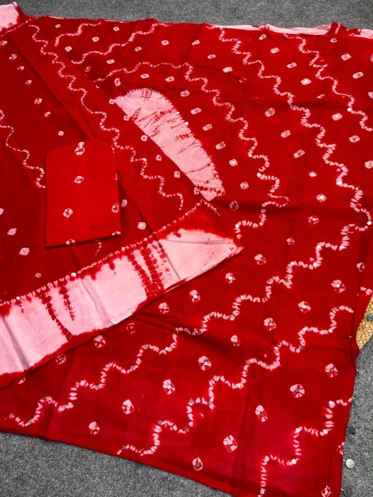 Chumki cotton batik Saree code-2512