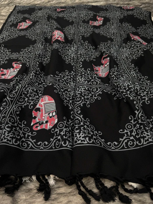 ভিসকস কটন শাল Code KS-1016