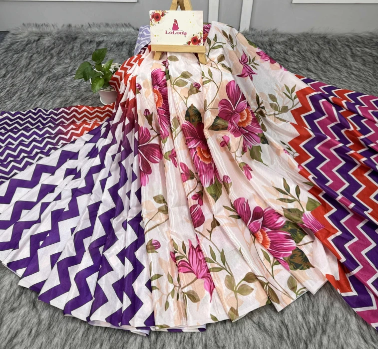 Glossy Silk saree  TS-5037