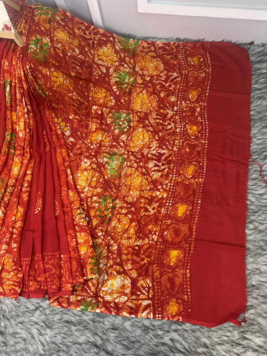 Silk Batik saree SB-001