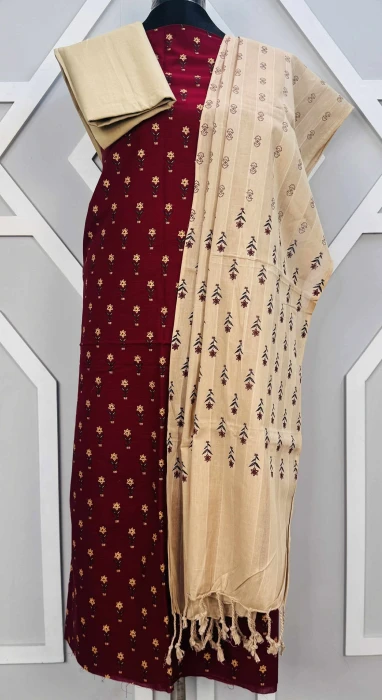 প্রিমিয়াম স্লাব কটন থ্রিপিস code-2401