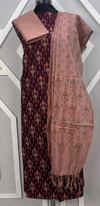 প্রিমিয়াম স্লাব কটন থ্রিপিস code-2405