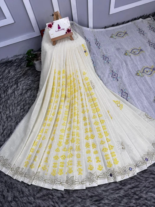 Primium Cotton Saree code-2505